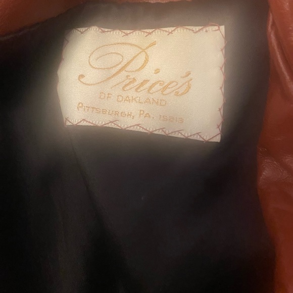 70s Vintage Prices of Oakland Genuine Leather Trench Coat - Picture 3 of 15